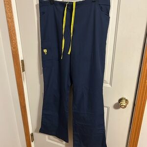 WonderWink Navy Blue Women's Cargo Pants